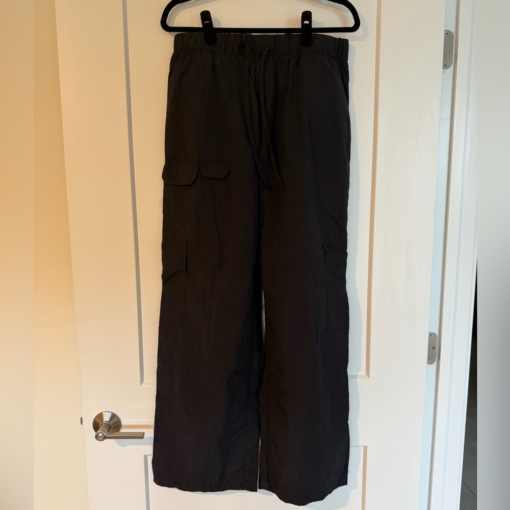 Nylon Cargo Pants